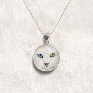 GemsArt Pendant : CA002R25, Cats Collection 25 mm.