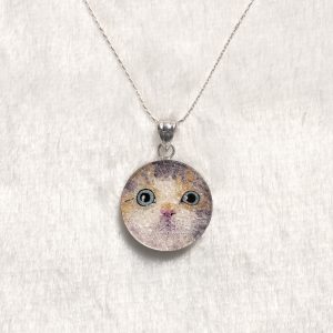 GemsArt Pendant : CA011R25, Cats Collection 25 mm.