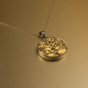 GemsArt Pendant : The Tree of Life, Famous Arts Collection 30 mm.