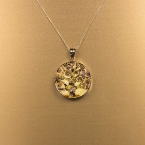 GemsArt Pendant : The Tree of Life, Famous Arts Collection 25 mm.