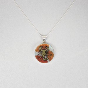 GemsArt Pendant : Scorpio, 12 Zodiacs Collection 30 mm.