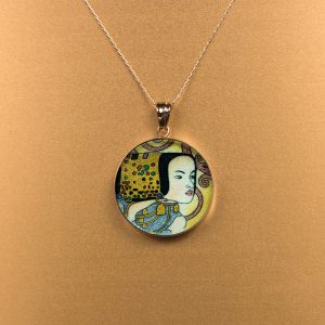 GemsArt Pendant : The Expectation, Famous Arts Collection 25 mm.