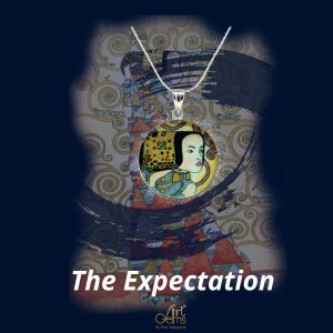 GemsArt Pendant : The Expectation, Famous Arts Collection 25 mm.